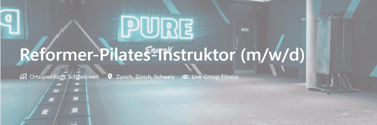 Arbeiten bei PureGym AG