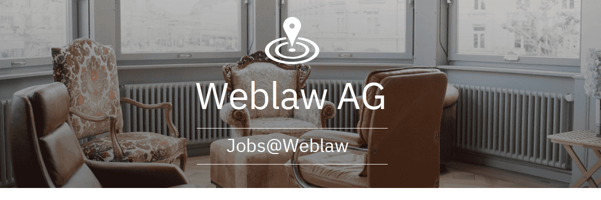 Travailler chez Weblaw AG
