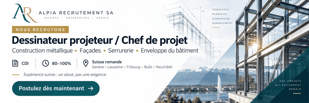 Travailler chez Alpia Recrutement SA