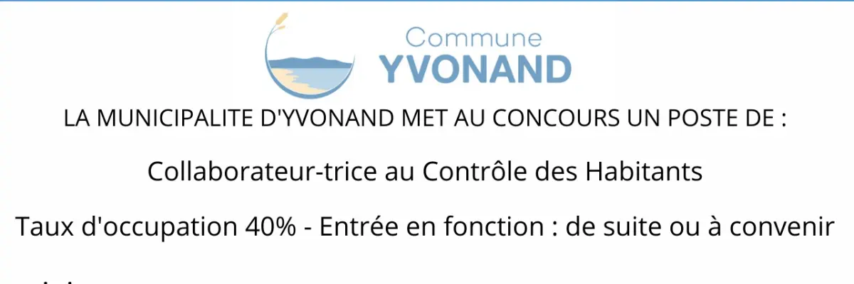 Work at Commune d&#39;Yvonand