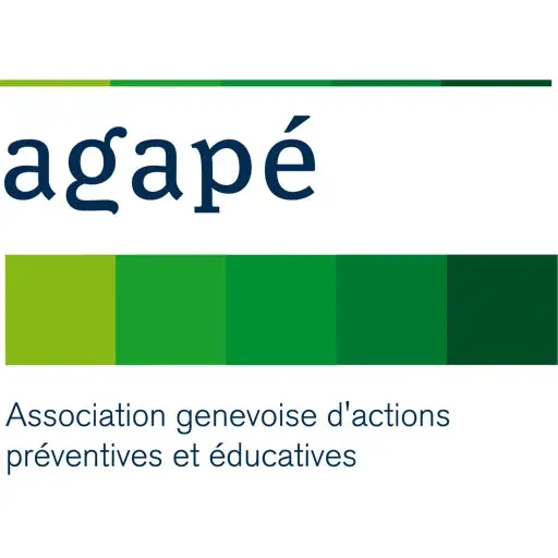 Logo AGAPÉ, Association Genevoise d'Actions Préventives et Educatives