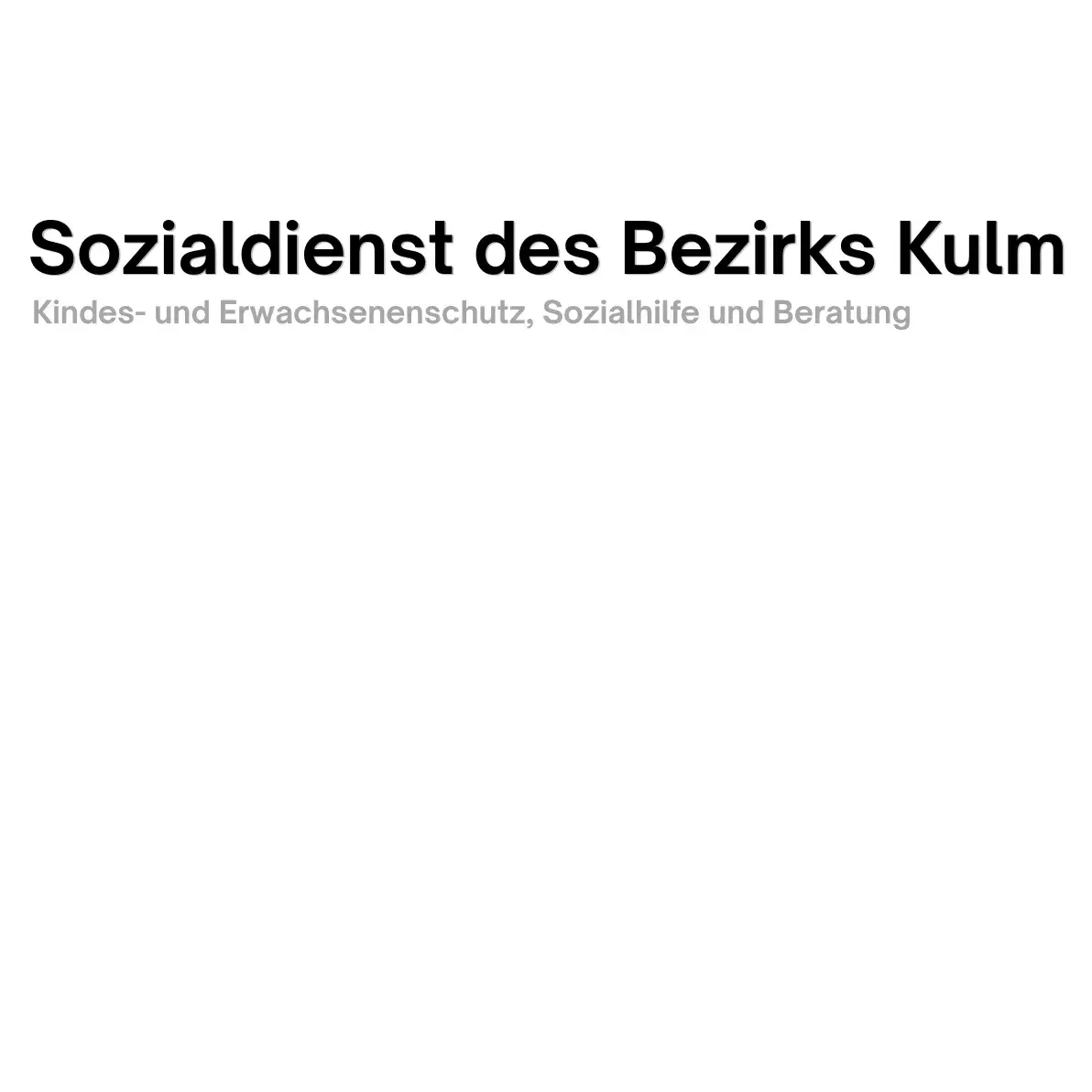 Sozialdienst des Bezirks Kulm