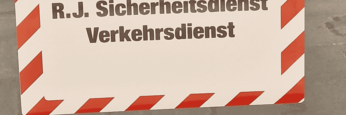 Work at R.J Sicherheitsdienst Bewachung Verkehrsdienst Jost