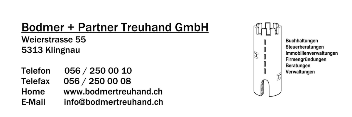 Travailler chez Bodmer & Partner Treuhand GmbH